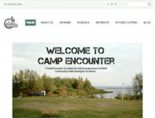 Tablet Screenshot of campencounter.com